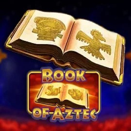 Book of Aztec online game logo by Amatic Industries on wyns-casinoo.com