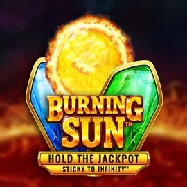Burning Sun online game logo by Wazdan on wyns-casinoo.com
