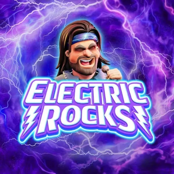 Electric Rocks logo by Inspired Gaming at Wyns Casino