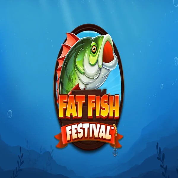 Slots logo of Fat Fish Festival from Wishbone Games at Wyns Casino