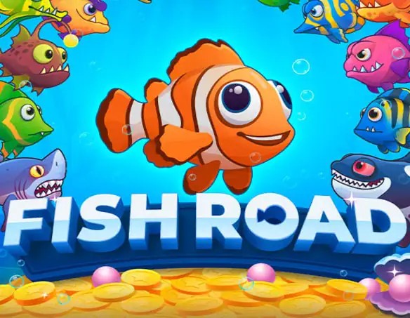 Fish Road online game logo by InOut on wyns-casinoo.com