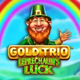 Gold Trio Leprechaun's Luck slot visual from Playtech available on wyns-casinoo.com