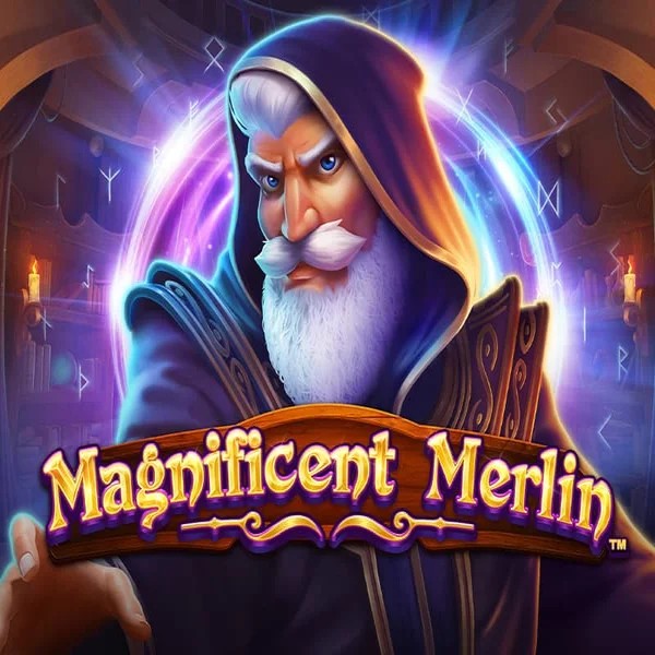Magnificent Merlin slot icon by Greentube, available at Wyns Casino