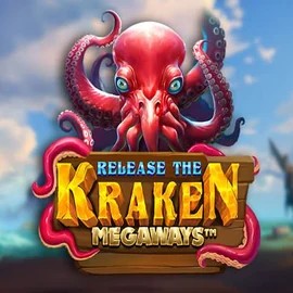 Release the Kraken Megaways slot logo by Pragmatic Play at Wyns Casino