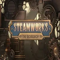 Steamworks The Workshop by Peter & Sons, showcased at wyns-casinoo.com – game logo