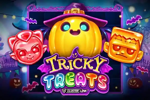 Tricky Treats logo – Slots by Push Gaming at Wyns Casino